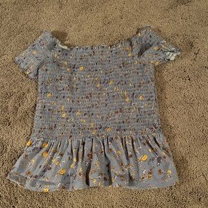 aeo off the shoulder top